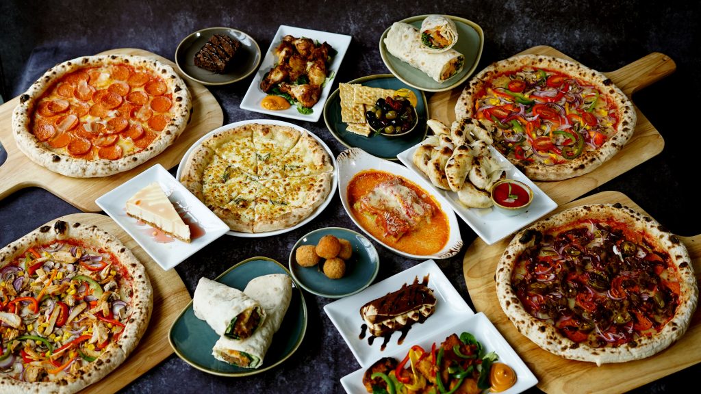 pizza group photo
